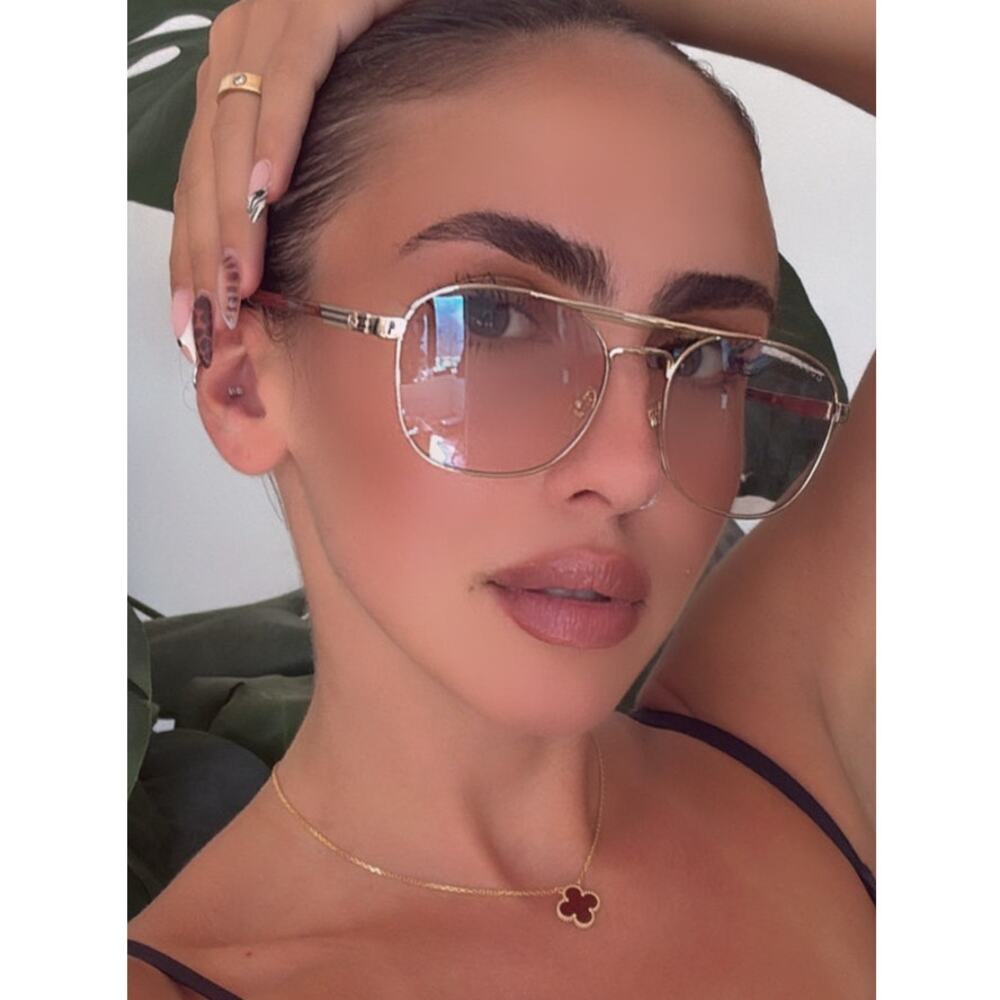 NEW Gucci GG1290S Gold Aviator Photochromic Sunglasses $575